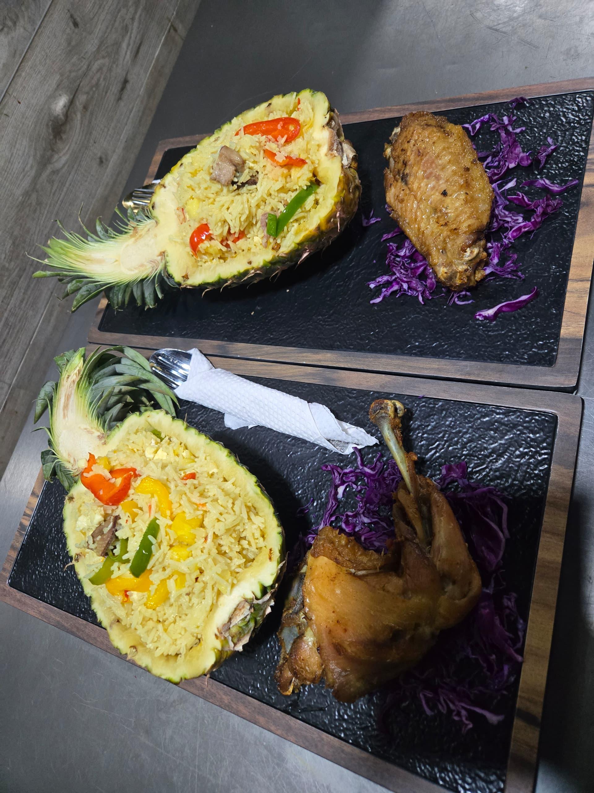 Pineapple Rice with Chicken